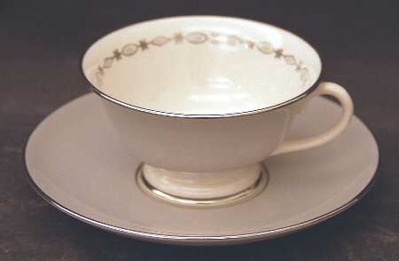 Footed Cup & Saucer Set