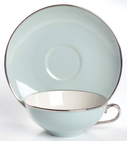 Dawn Flat Cup & Saucer Set