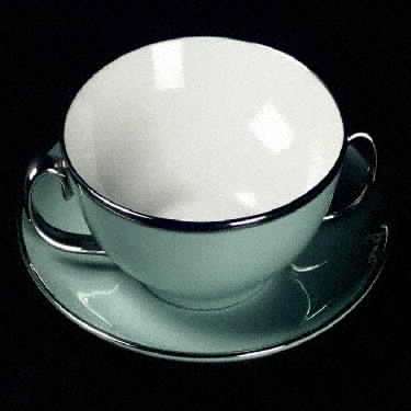 Dawn Flat Cream Soup Bowl & Dessert Plate/Saucer Set