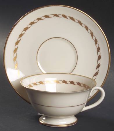 Del Monte Footed Cup & Saucer Set by Franciscan