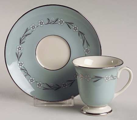 Del Rio Footed Demitasse Cup & Saucer Set