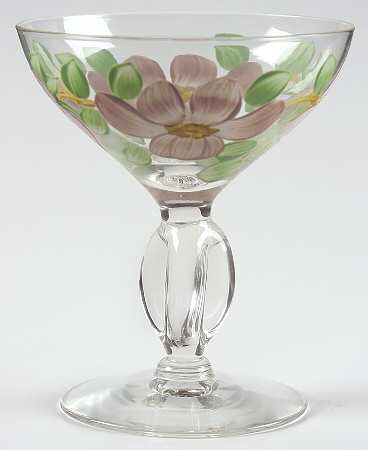 Desert Rose (USA Backstamp) Glassware-Sherbet/Imperial Simplicity