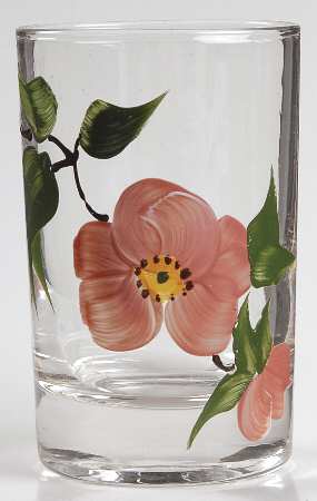 Desert Rose (USA Backstamp) 3" Glassware Anchor Hocking Tumbler