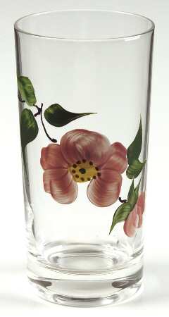 Desert Rose (USA Backstamp) 10 Oz Glassware Anchor Hocking Tumbler