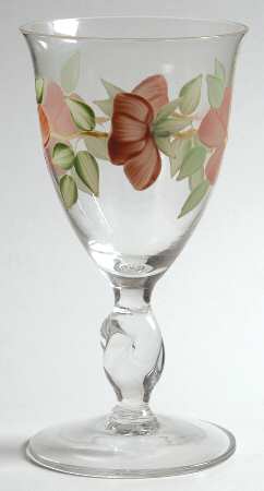 Desert Rose (USA Backstamp) Glassware-Wine/Imperial Twist