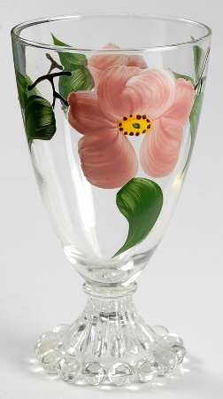 Desert Rose (USA Backstamp) Glassware Anchor Hocking Goblet
