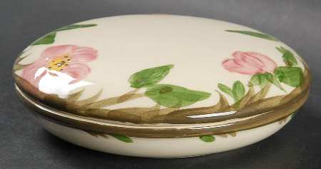 Desert Rose (USA Backstamp) Round Box & Lid