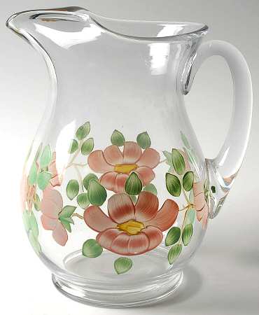 Desert Rose (USA Backstamp) 64 Oz Glassware Pitcher
