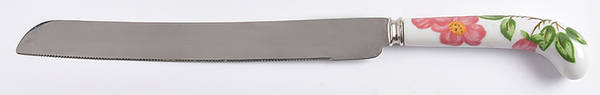 Desert Rose (England and Portugal Backstamp) Cake Knife/Server with Stainless Blade