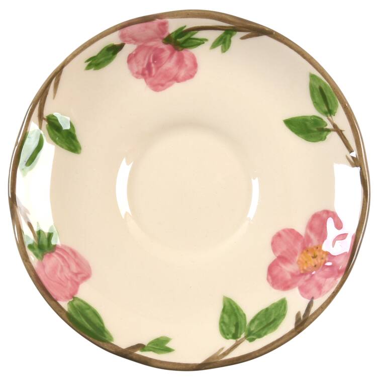 Desert Rose (England and Portugal Backstamp) Saucer for Flat Cup