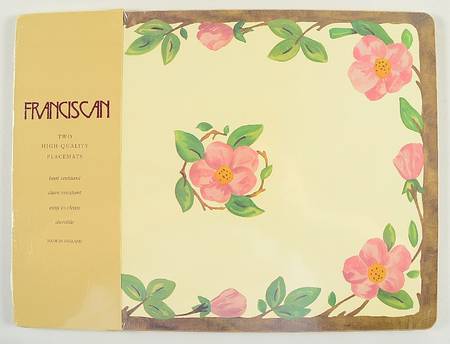 Desert Rose (England and Portugal Backstamp) (Set of 2) Corkboard Placemat