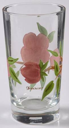Desert Rose (England and Portugal Backstamp) 8 Oz Glassware Juice