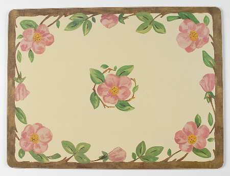 Desert Rose (England and Portugal Backstamp) Corkboard Placemat