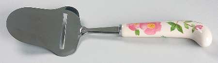 Desert Rose (England and Portugal Backstamp) Cheese Plane with Stainless Plane