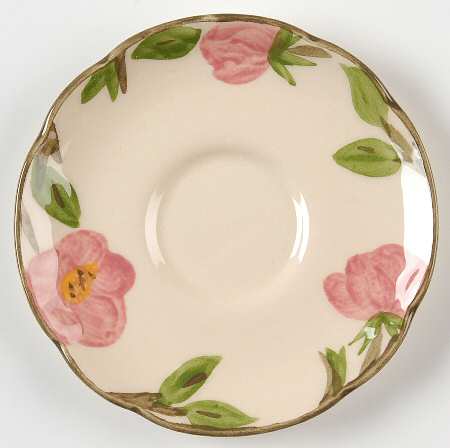 Desert Rose (England and Portugal Backstamp) Saucer for Demitasse Cup