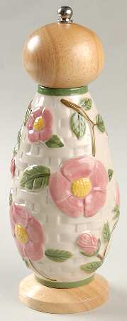 Desert Rose (England and Portugal Backstamp) PEPPER MILL (Can be Used with Salt Shaker)