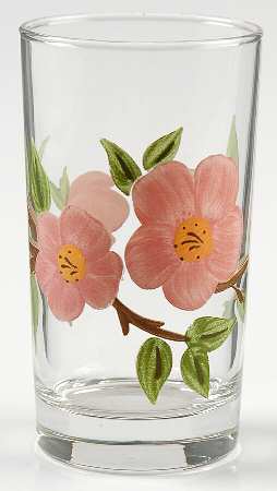 Desert Rose (England and Portugal Backstamp) 6 Oz Glassware Juice