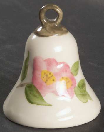 Desert Rose (England and Portugal Backstamp) Bell Ornament