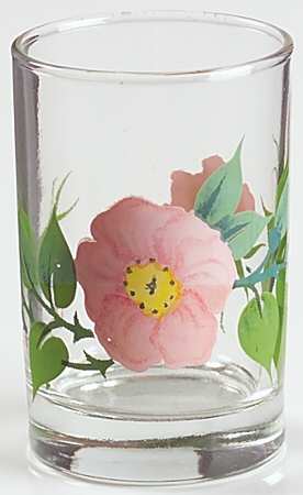 Desert Rose (England and Portugal Backstamp) 6 Oz Glassware Juice