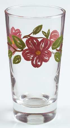 Desert Rose (England and Portugal Backstamp) 9 Oz New Shape Juice Glassware