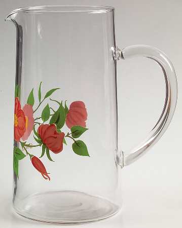 Desert Rose (England and Portugal Backstamp) 40 Oz Glassware Pitcher