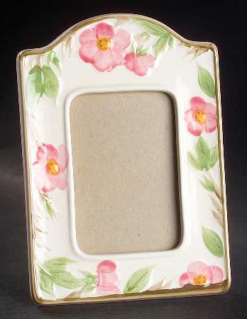 Desert Rose (England and Portugal Backstamp) 8" Picture Frame