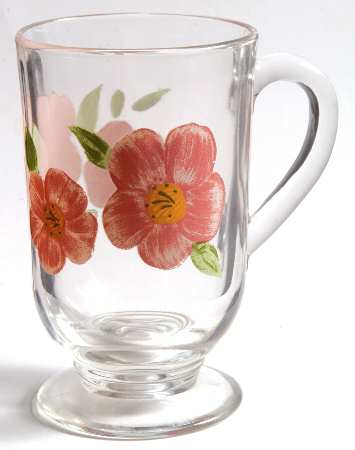 Desert Rose (England and Portugal Backstamp) Glassware Mug