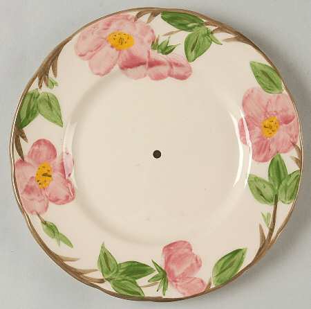 Desert Rose (England and Portugal Backstamp) Salad Plate for 2-Tiered Serving Tray