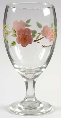 Desert Rose (England and Portugal Backstamp) 12 Oz Glassware Iced Tea