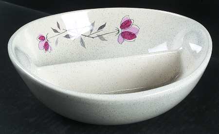 Duet Round Divided Vegetable Bowl by Franciscan
