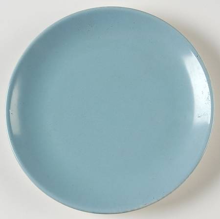 Duo Tone Blue Bread & Butter Plate