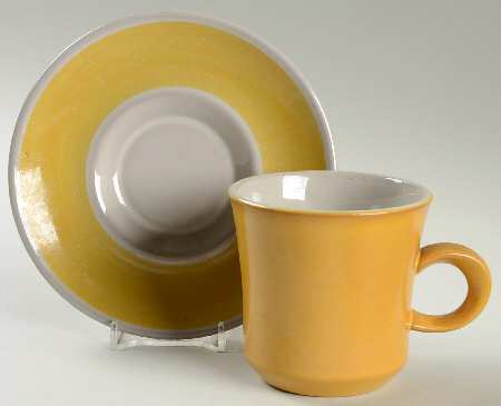 El Dorado Flat Cup & Saucer Set by Franciscan