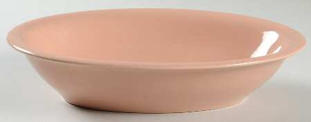 El Patio Coral (Glossy) 9" Oval Vegetable Bowl