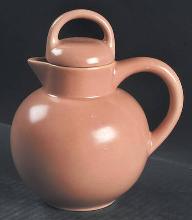 El Patio Coral (Matte) Large Syrup with Lid