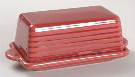 El Patio Maroon (Glossy) 1/4 Lb Covered Butter
