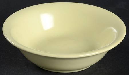 El Patio Pale Yellow (Matte) Coupe Cereal Bowl