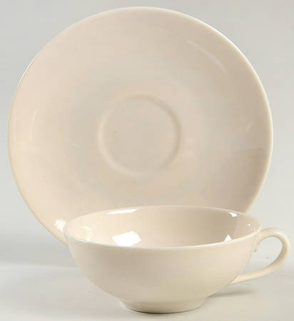 Encanto Blank Flat Cup & Saucer Set