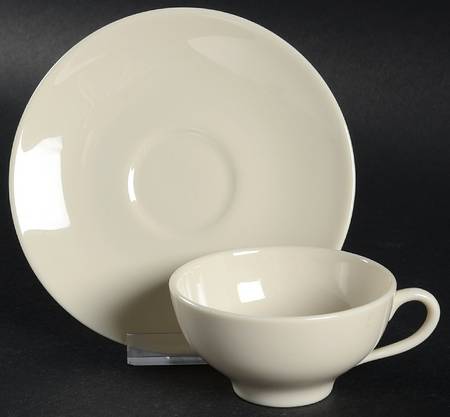 Encanto Blank Flat Demitasse Cup & Saucer Set