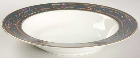 Equus Large Rim Soup Bowl by Franciscan