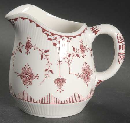 Erica Pink (White) Creamer