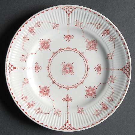 Erica Pink (White) Bread & Butter Plate
