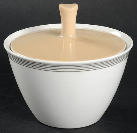 Fan Tan Sugar Bowl & Lid