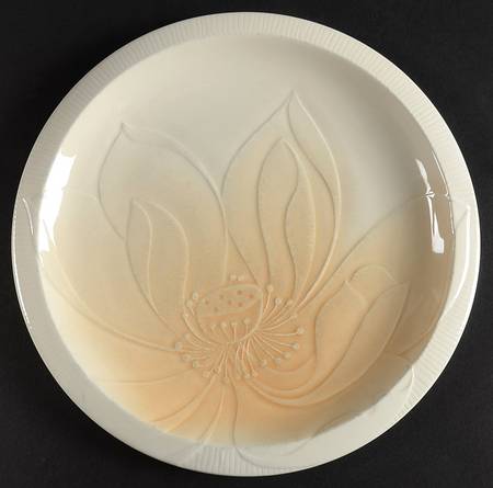Floral Sculptures Topaz Luncheon Plate