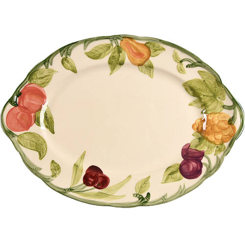 Fresh Fruit 14" Oval Serving Platter
