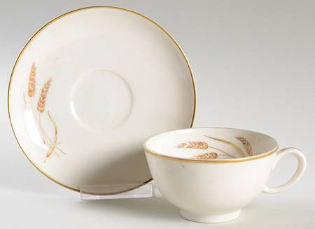 Glenfield Flat Cup & Saucer Set by Franciscan