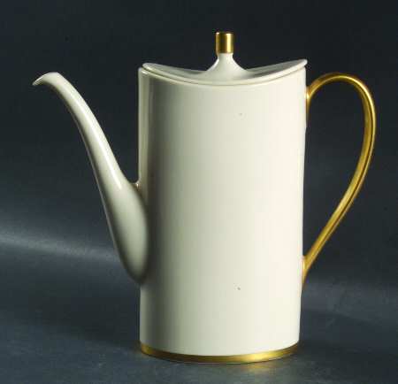 Gold Band (202 Encanto Coupe) Coffee Pot & Lid
