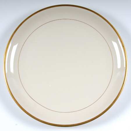 Gold Band (202 Encanto Coupe) 13" Chop Plate (Round Platter)