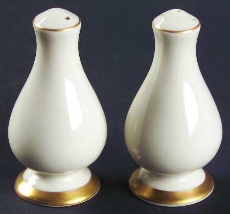 Gold Band (202 Merced Rim) Salt & Pepper Set