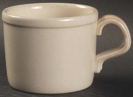 Homeware White Flat Cup