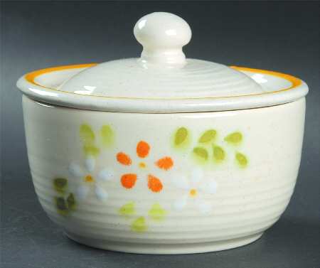 Honeydew Sugar Bowl & Lid